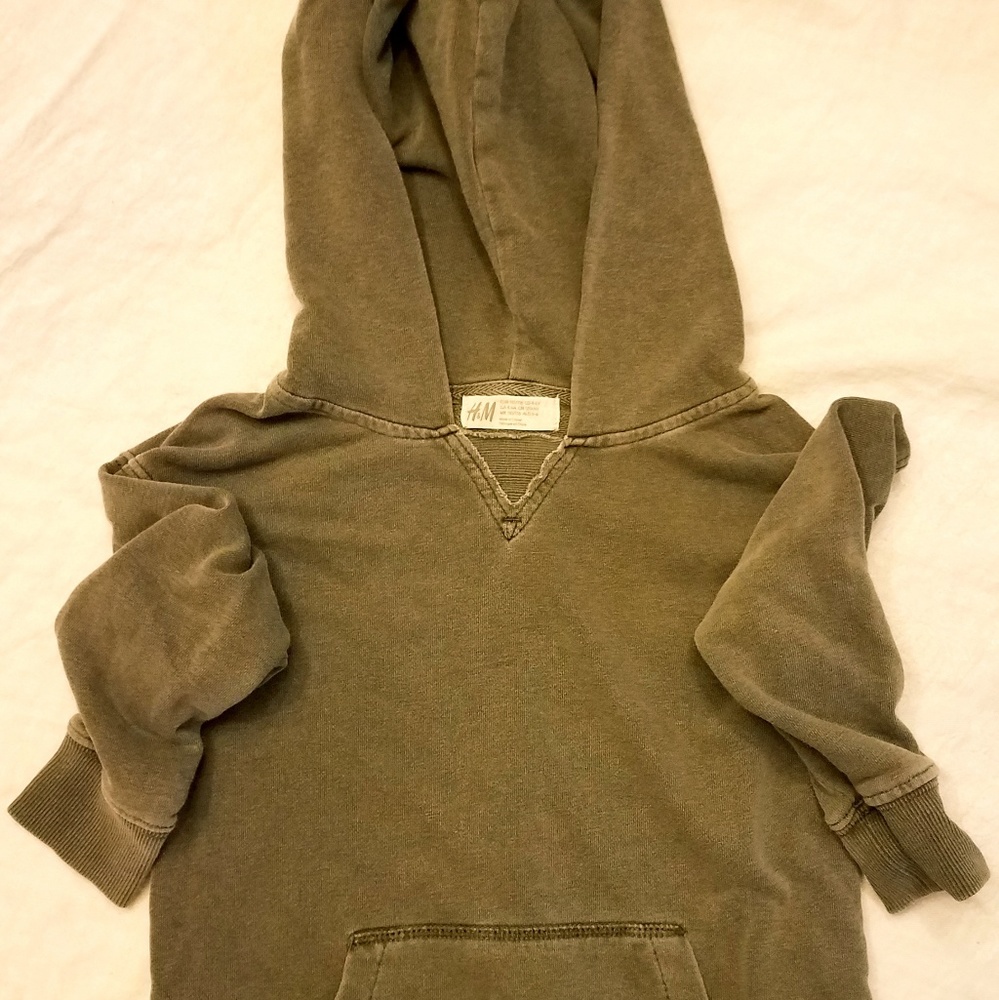 Boys green hoodie
